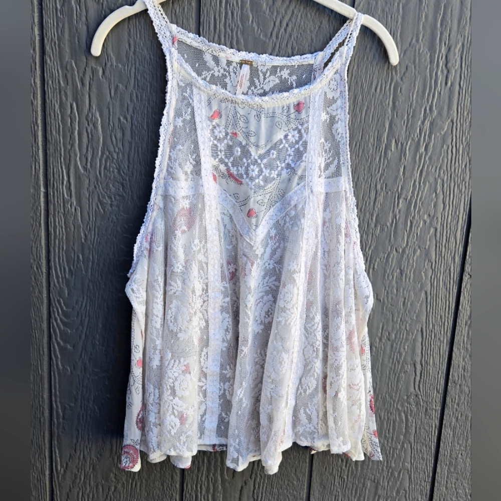 Free People Lace Top